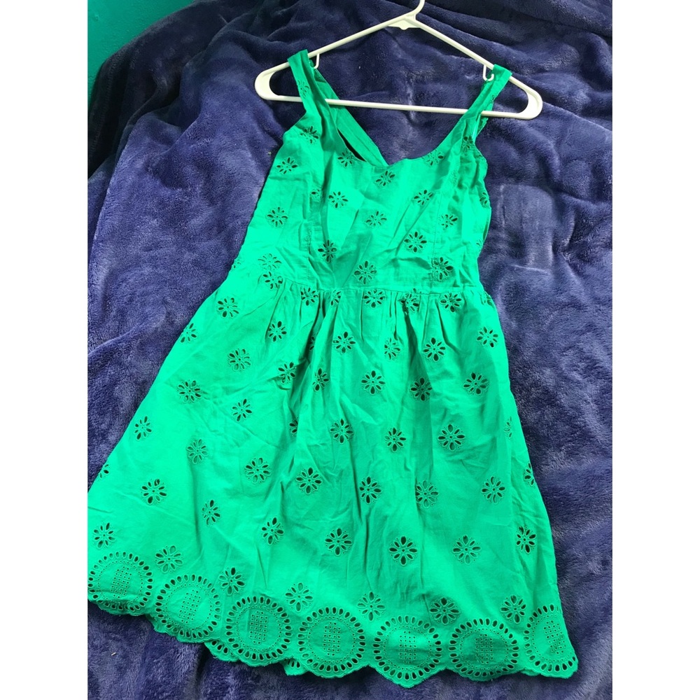 Green Crochet SunDress